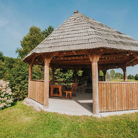 Brivdienu Maja Ar Pirti "Strautkalni" Ieriki Exterior foto